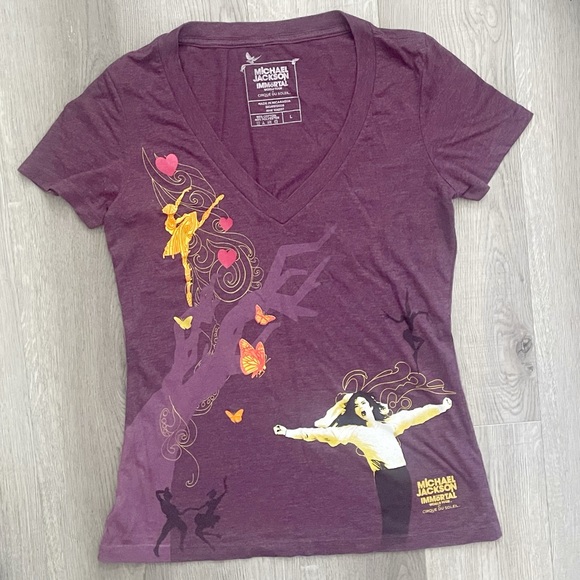 Michael Jackson Immortal Cirque Du Soleil T-Shirt - Picture 1 of 8